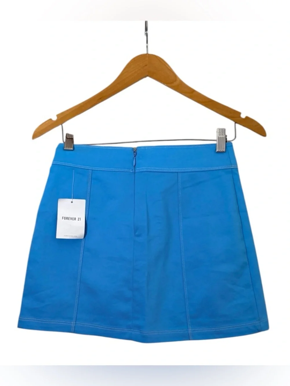 Forever 21 Bright Blue Mini Skirt.  Size S